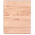 Encimera baño madera maciza tratada marrón claro 40x50x(2-6)