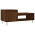 Mesa de centro madera contrachapada roble marrón 100x50x45