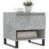 Mesa de centro madera de ingeniería gris hormigón 50x46x50