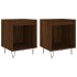 Mesitas noche 2 uds madera ingeniería marrón roble 40x35x50