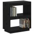 Estantería madera maciza de pino negra 60x35x71