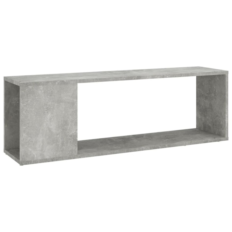 Mueble para TV madera contrachapada gris hormigón 100x24x32