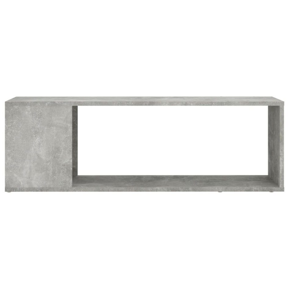 Mueble para TV madera contrachapada gris hormigón 100x24x32