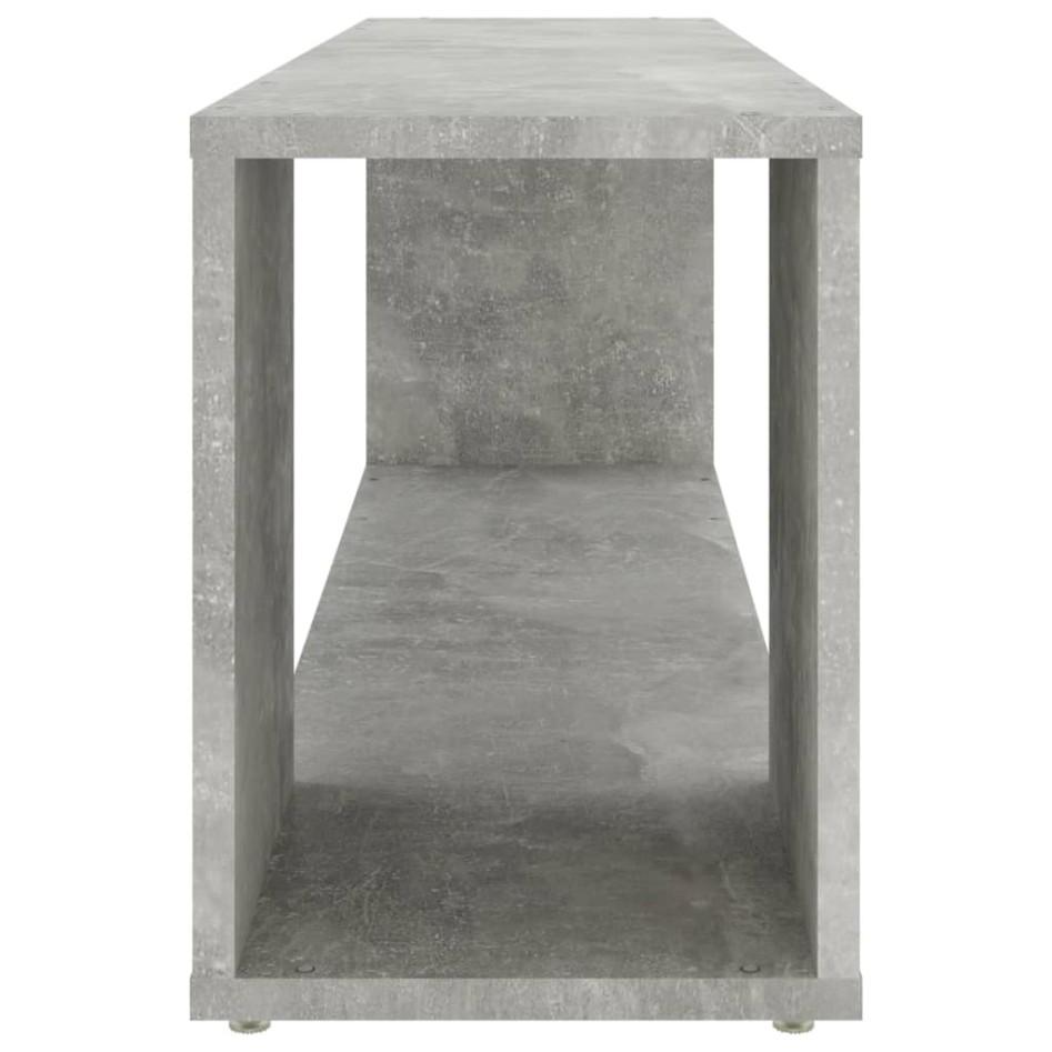 Mueble para TV madera contrachapada gris hormigón 100x24x32
