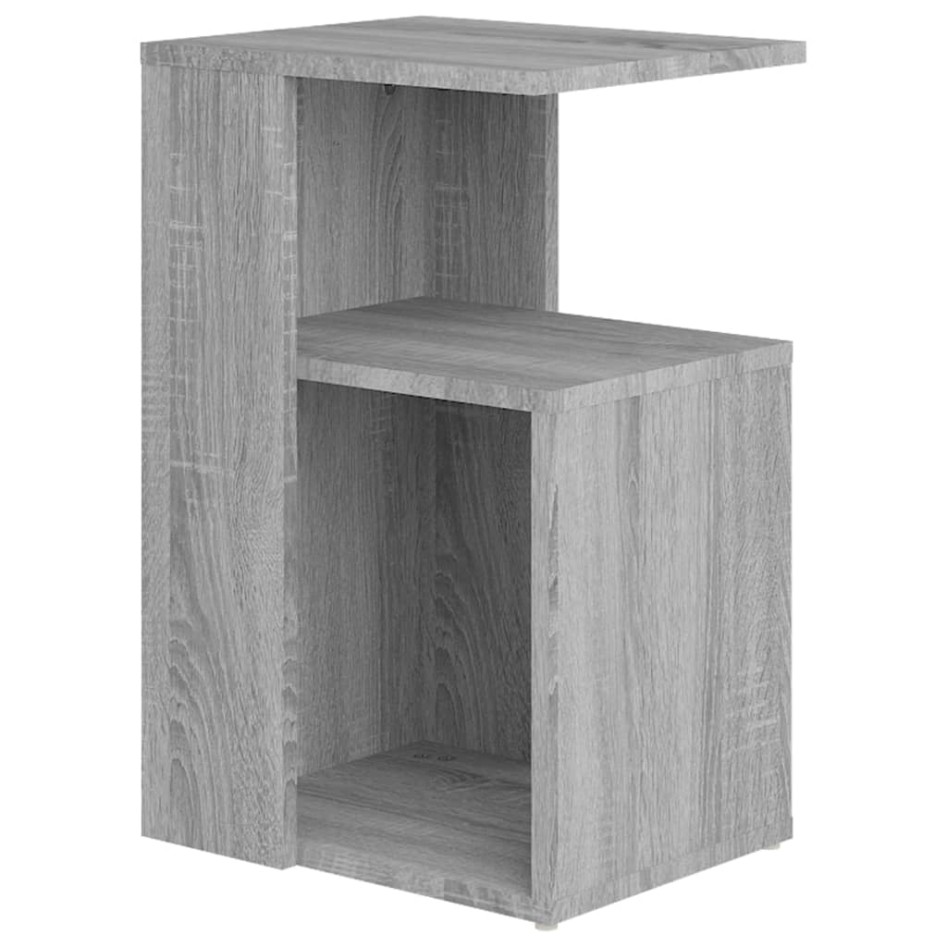 Mesa auxiliar madera contrachapada gris Sonoma 36x30x56