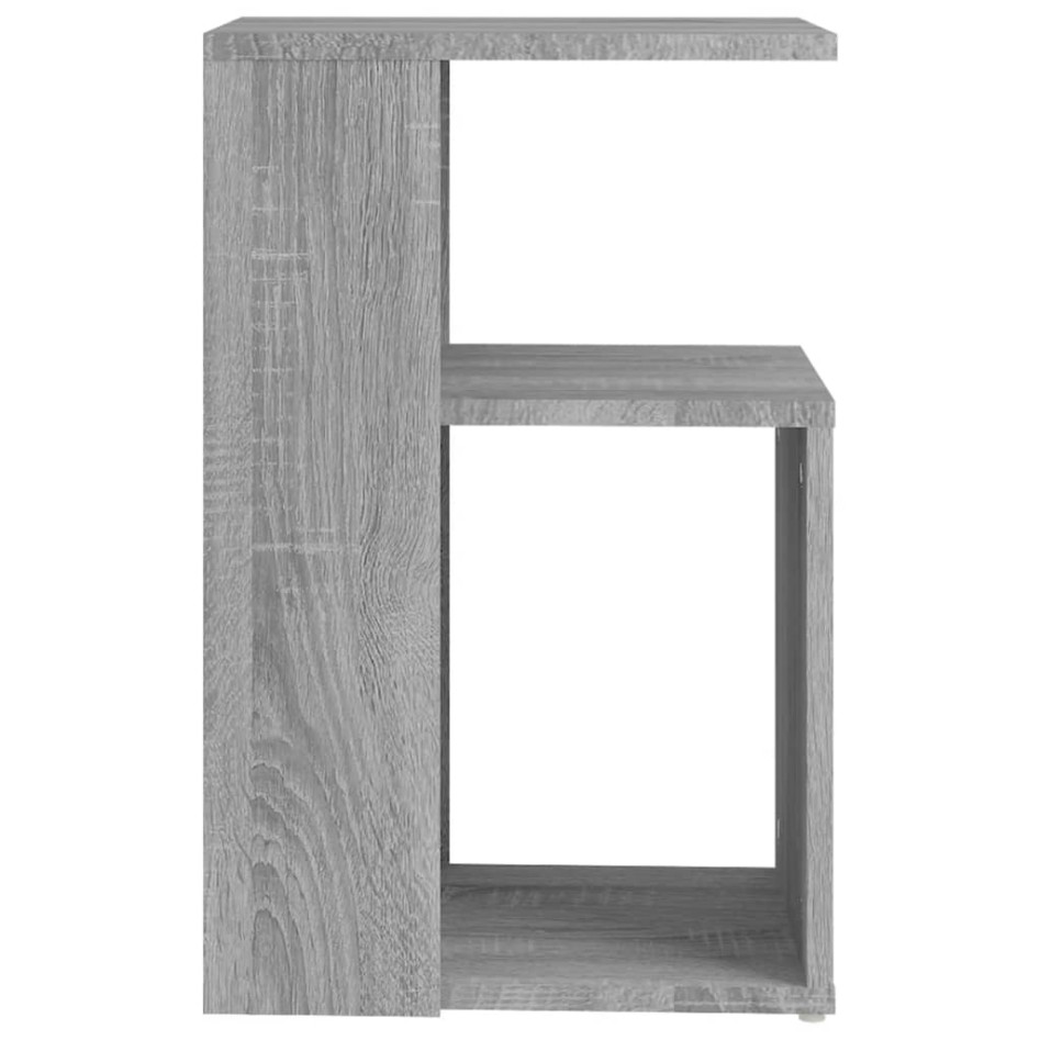 Mesa auxiliar madera contrachapada gris Sonoma 36x30x56