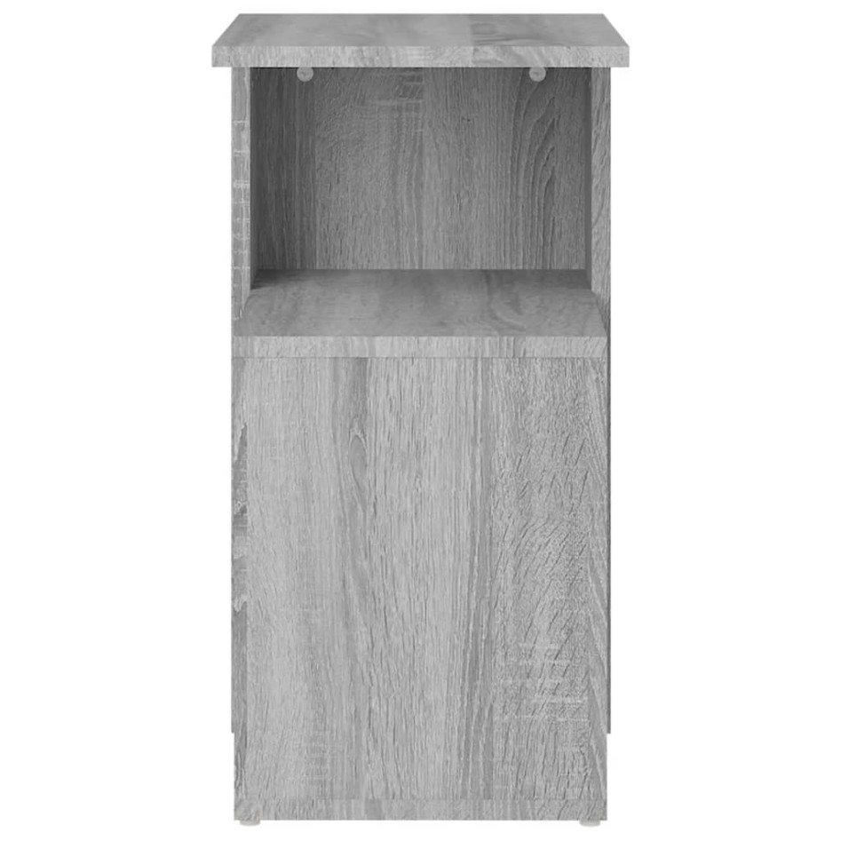Mesa auxiliar madera contrachapada gris Sonoma 36x30x56