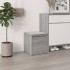 Cajón taburete madera contrachapada gris Sonoma 40,5x40x40