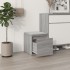 Cajón taburete madera contrachapada gris Sonoma 40,5x40x40