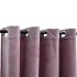 Cortinas opacas anillas 2 uds terciopelo rosa viejo 140x225