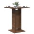 Mesa de bistró madera contrachapada roble marrón 60x60x75