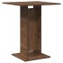 Mesa de bistró madera contrachapada roble marrón 60x60x75