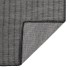 Alfombra de exterior de tejido plano gris 120x170