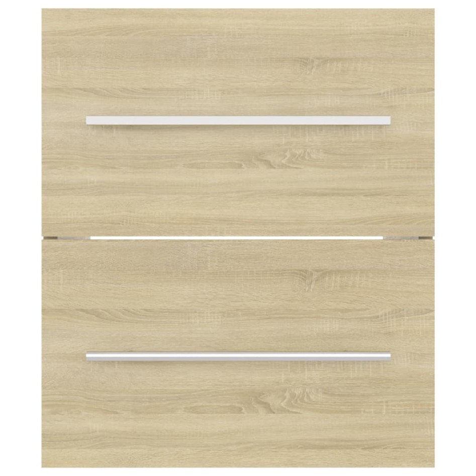 Armario para lavabo contrachapada color roble 41x38,5x48