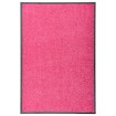 Felpudo lavable rosa 60x90 cm