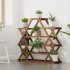 Soporte para flores de madera maciza abeto 110x25x105