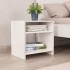 Mesita de noche madera contrachapada blanco 40x30x40