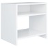 Mesita de noche madera contrachapada blanco 40x30x40