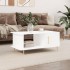 Mesa de centro madera contrachapada blanco 90x50x40