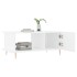 Mesa de centro madera contrachapada blanco 90x50x40