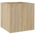 Jardinera madera contrachapada color roble Sonoma 40x40x40