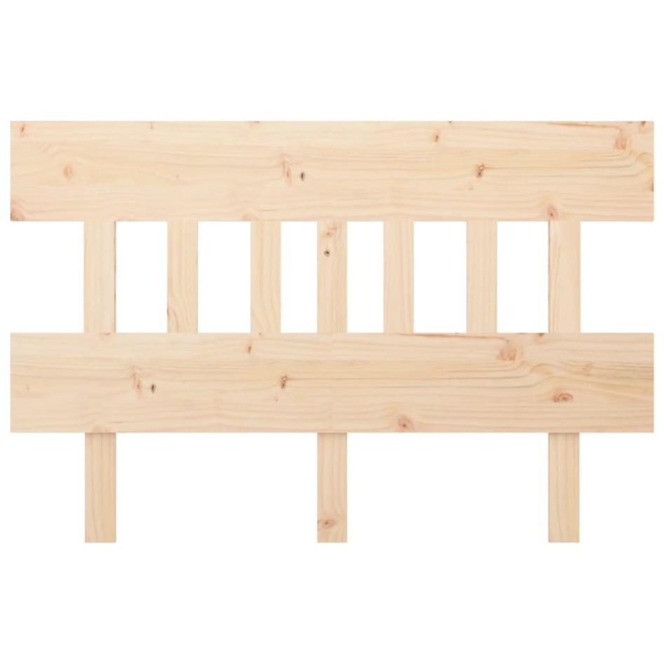 Cabecero de cama madera maciza de pino 123,5x3x81