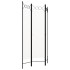 Biombo divisor de 3 paneles blanco 120x180