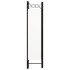 Biombo divisor de 3 paneles blanco 120x180