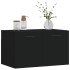 Armario de pared madera de ingeniería negro 60x36,5x35