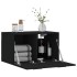 Armario de pared madera de ingeniería negro 60x36,5x35