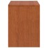 Mesitas de noche 2 uds madera de pino marrón miel 35x30x40