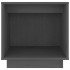 Mesita de noche de madera maciza de pino gris 40x30x40