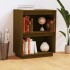 Mesa consola de madera maciza de pino marrón miel 60x34x75