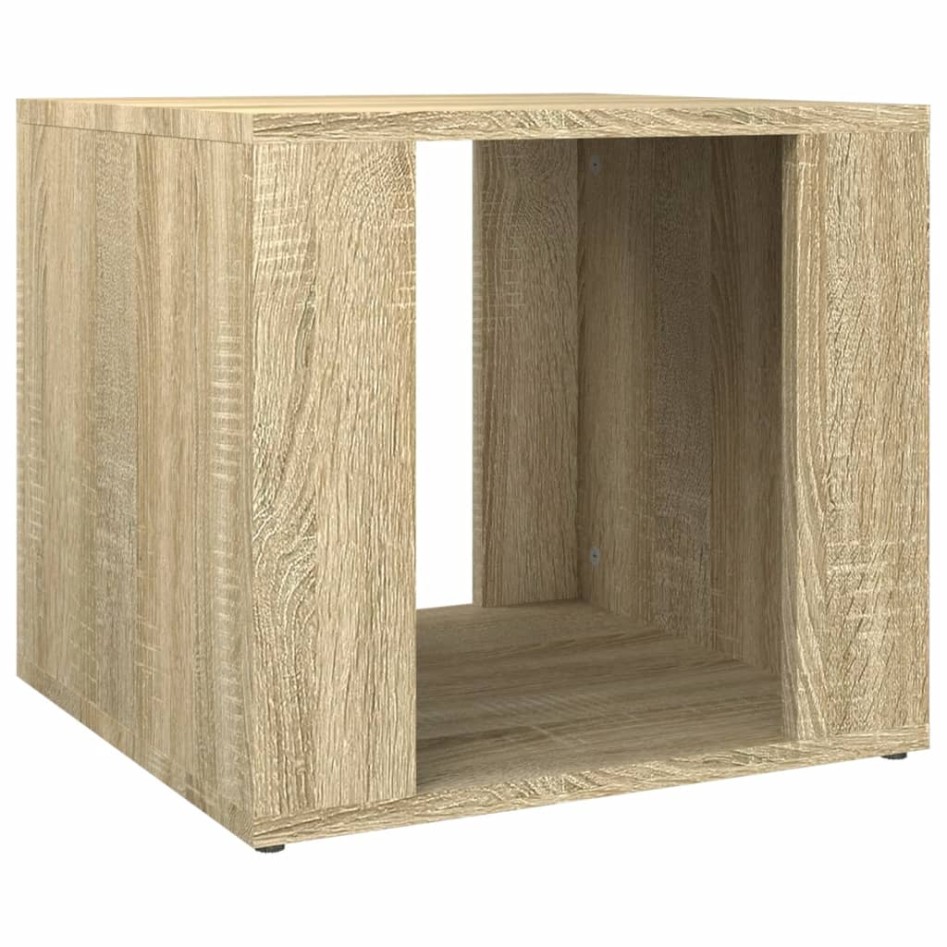 Mesita de noche madera contrachapada roble Sonoma 41x40x36