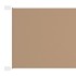 Toldo vertical tela oxford gris taupe 100x800