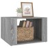Mesita de noche madera contrachapada gris Sonoma 57x55x36