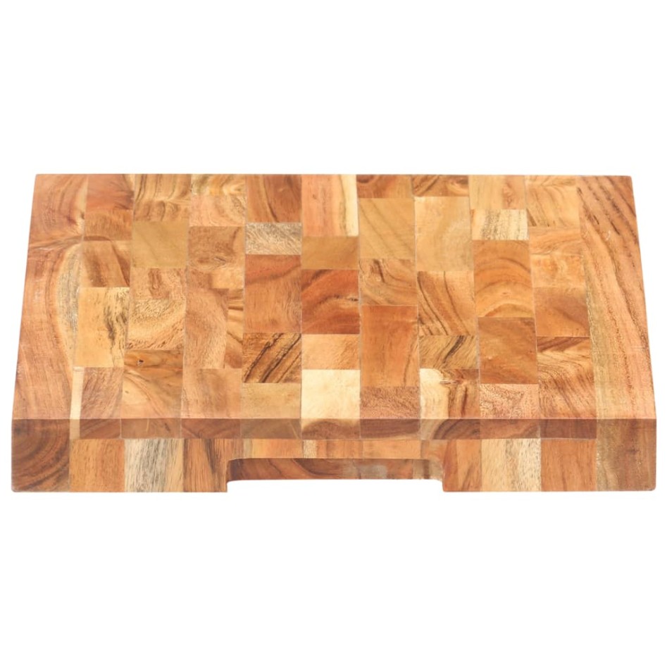 Tabla de cortar de madera maciza de acacia 40x30x4