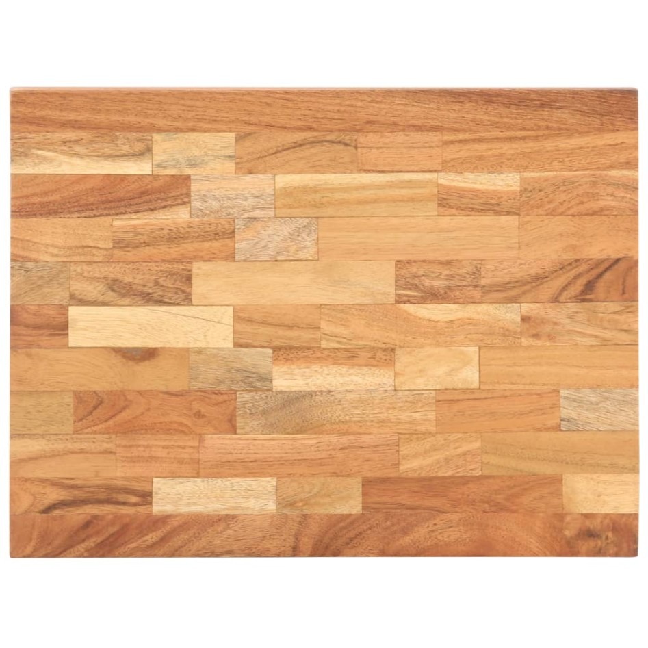 Tabla de cortar de madera maciza de acacia 40x30x4