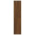 Estantería/divisor de espacios roble marrón 100x30x135
