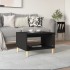 Mesa de centro madera contrachapada negro 60x50x40