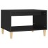 Mesa de centro madera contrachapada negro 60x50x40