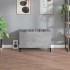 Mueble discos madera contrachapada gris hormigón 74,5x38x48