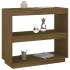 Estantería de madera maciza de pino marrón miel 80x35x71