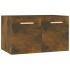Armario de pared madera ingeniería roble ahumado 60x36,5x35