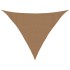 Toldo de vela HDPE gris taupe 160 g/m² 3,5x3,5x4,9