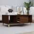 Mesa de centro madera contrachapada marrón roble 90x50x36,5