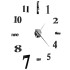 Reloj 3D de pared con diseño moderno 100 cm XXL