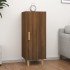 Aparador madera contrachapada marrón roble 34,5x34x90