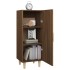 Aparador madera contrachapada marrón roble 34,5x34x90