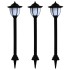 Lámparas solares LED exterior 3 uds